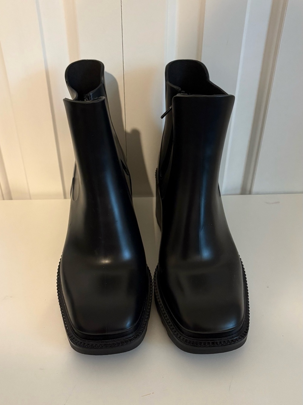 INC Black Block-Heel Chelsea Ankle Boots - Picture 3 of 9